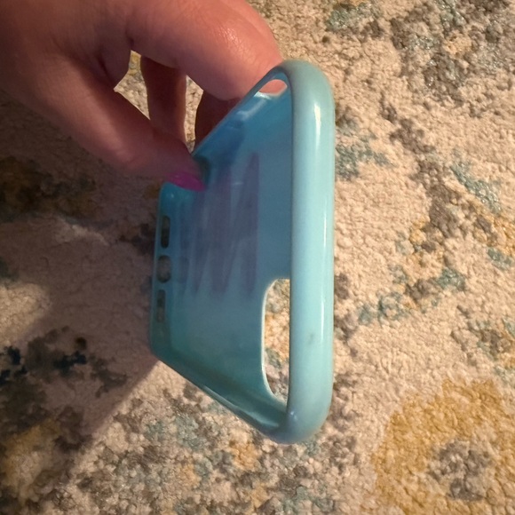 BaubleBar Blue and Pink iPhone Case with 3D Neon Design - Picture 4 of 5